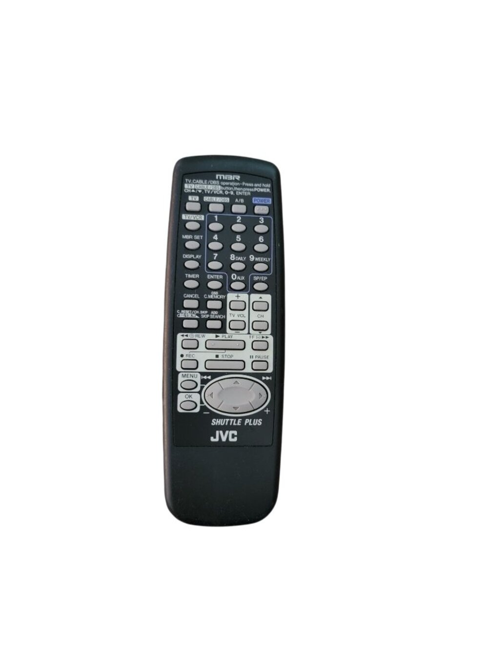 Genuine JVC Shuttle Plus Remote Control 741M Tested and Works - Picture 1 of 3
